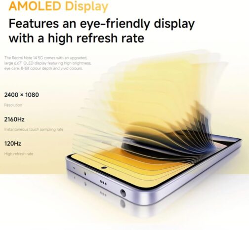 Smartphone Xiaomi Redmi Note 14 Pro+ Plus 5G Azul Frost Blue 8GB RAM 256GB ROM NFC Modelo 24115RA8EG - Imagem 5