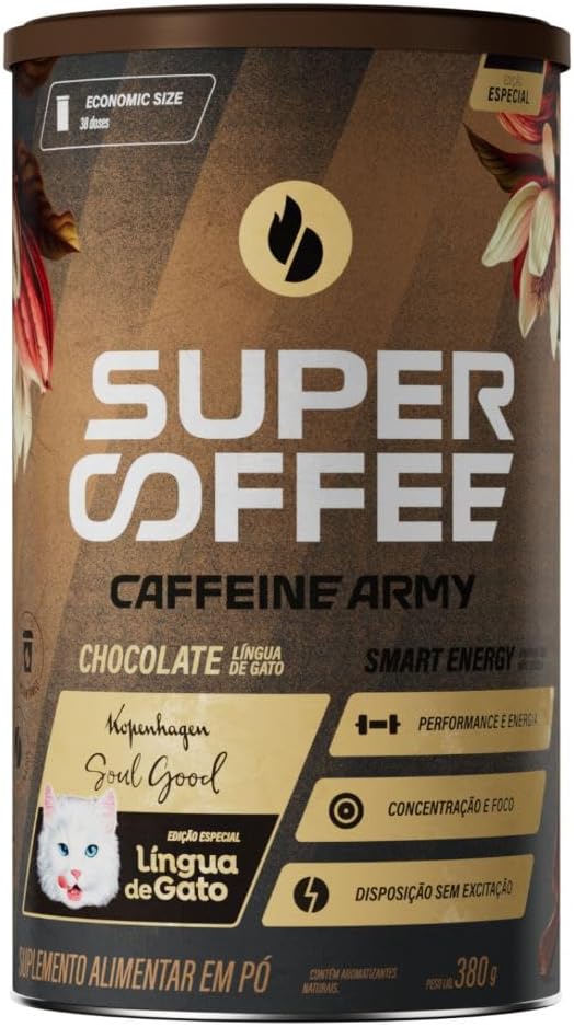 Supercoffee Lingua de Gato – Economic Size (380g) – Caffeine Army