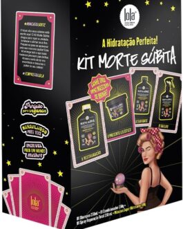 Kit Morte Súbita (Shampoo, Condicionador, Spray Reparação 250ml + Máscara 100g), Lola Cosmetics