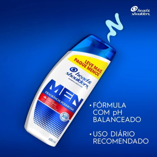 Head & shoulders Shampoo H&S Men Old Spice 650 Ml - Imagem 7