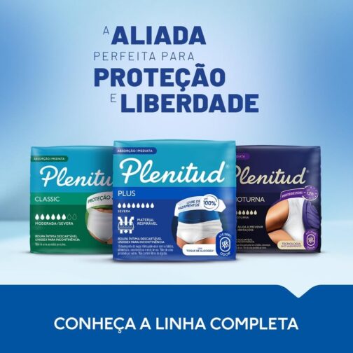 Plenitud Roupa Íntima Plus para Incontinência G/XG - 64 un - Imagem 8