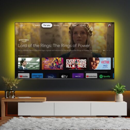 PHILIPS, Smart TV, The Xtra QD-Mini LED 65" 4K 120 Hz, 65PML9118/78, Ambilight, Google TV, P5, DTS Play-Fi, Freesync, Dolby Vision e Atmos, 40 WRMS - Imagem 9