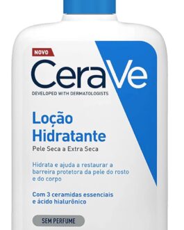 CeraVe, Loção Hidratante Corporal, com textura Fluida e Ácido Hialurônico