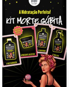 Kit Morte Súbita (Shampoo, Condicionador, Spray Reparação 250ml + Máscara 100g), Lola Cosmetics