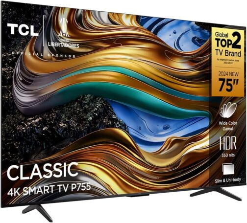 TCL LED SMART TV 75” P755 4K UHD GOOGLE TV - Imagem 2