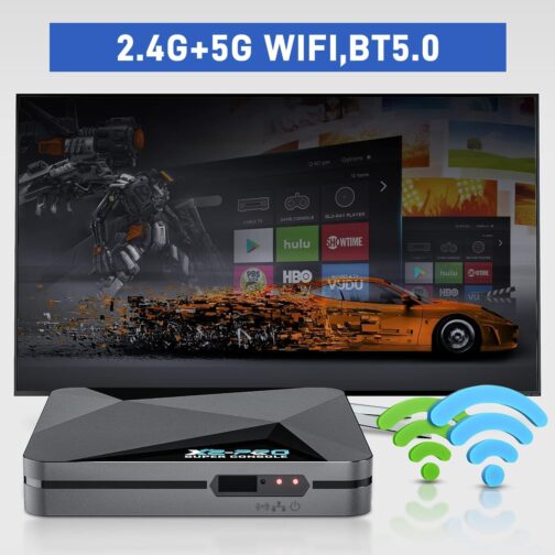 Super Console X2 Pro Retro Game Console Pre-Built-in 100000+Games, Retro Game Console with 65+ emulators,EmuELEC 4.5/Android 9.0，4K UHD Display - Imagem 3
