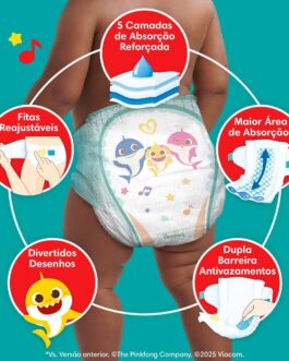 Fralda descartável Pampers Supersequinha, Tamanho G 80 Unidades