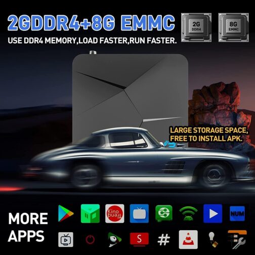 Super Console X2 Pro Retro Game Console Pre-Built-in 100000+Games, Retro Game Console with 65+ emulators,EmuELEC 4.5/Android 9.0，4K UHD Display - Imagem 6
