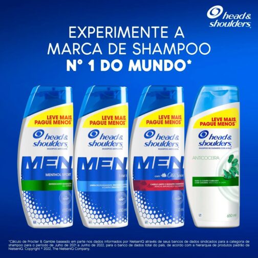 Head & shoulders Shampoo H&S Men Old Spice 650 Ml - Imagem 10