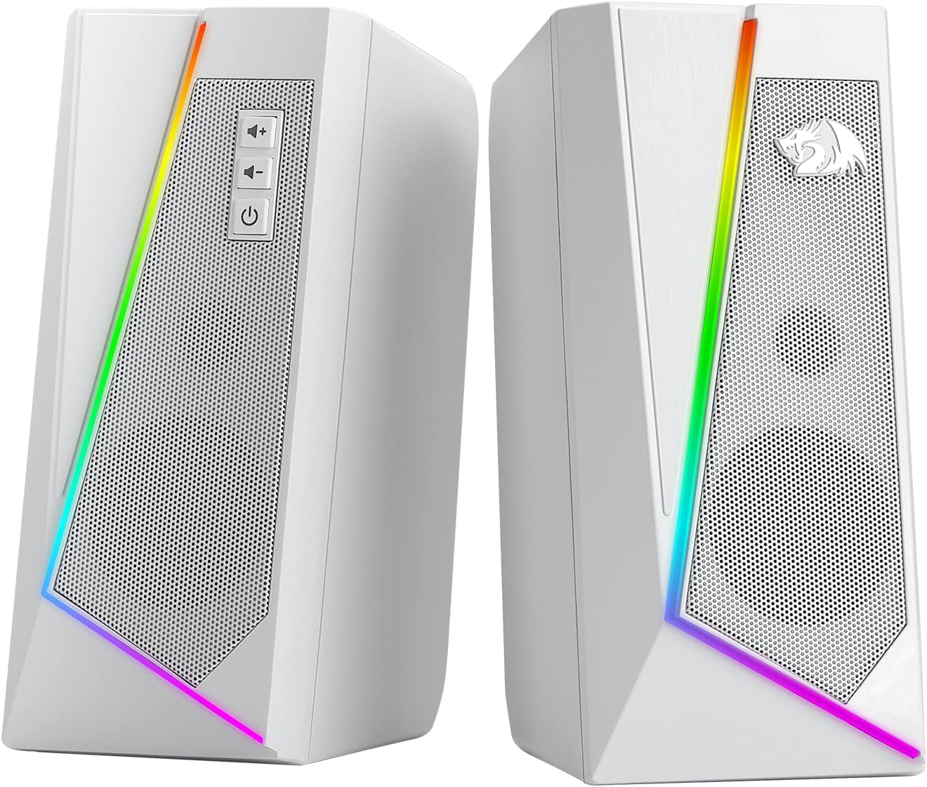 Caixa de Som Gamer Redragon Anvil RGB Branco – GS520W