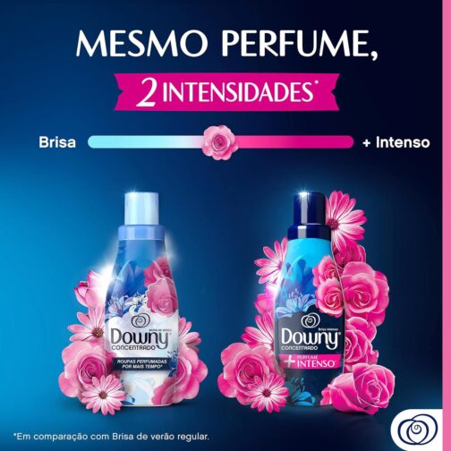 Downy Amaciante Concentrado Brisa Intenso Com Perfume Mais Intenso◊ Que Dura Por Mais Tempo* E Proteção Contra Maus Odores° 3L - Imagem 3
