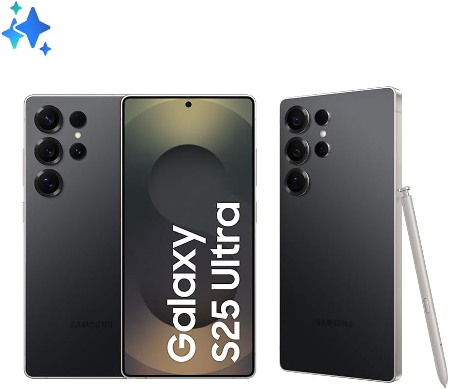 Celular Samsung Galaxy S25 Ultra 5G, 256GB, 12GB RAM, Câmera Quádrupla de 200+50+10+50, Tela Grande de 6.9", Titânio Preto - Imagem 2