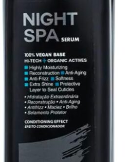 Truss Night Spa Sérum Capilar Noturno | Hidratação, Reconstrução, Anti-Frizz e Brilho Intenso | 250ml