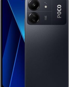 Smartfone Xiaomi POCO C65 com 8GB de RAM, 256GB de armazenamento, processador Helio G85 Octa Core, bateria de 5000mAh e tela de 6,74″ 90Hz HD.