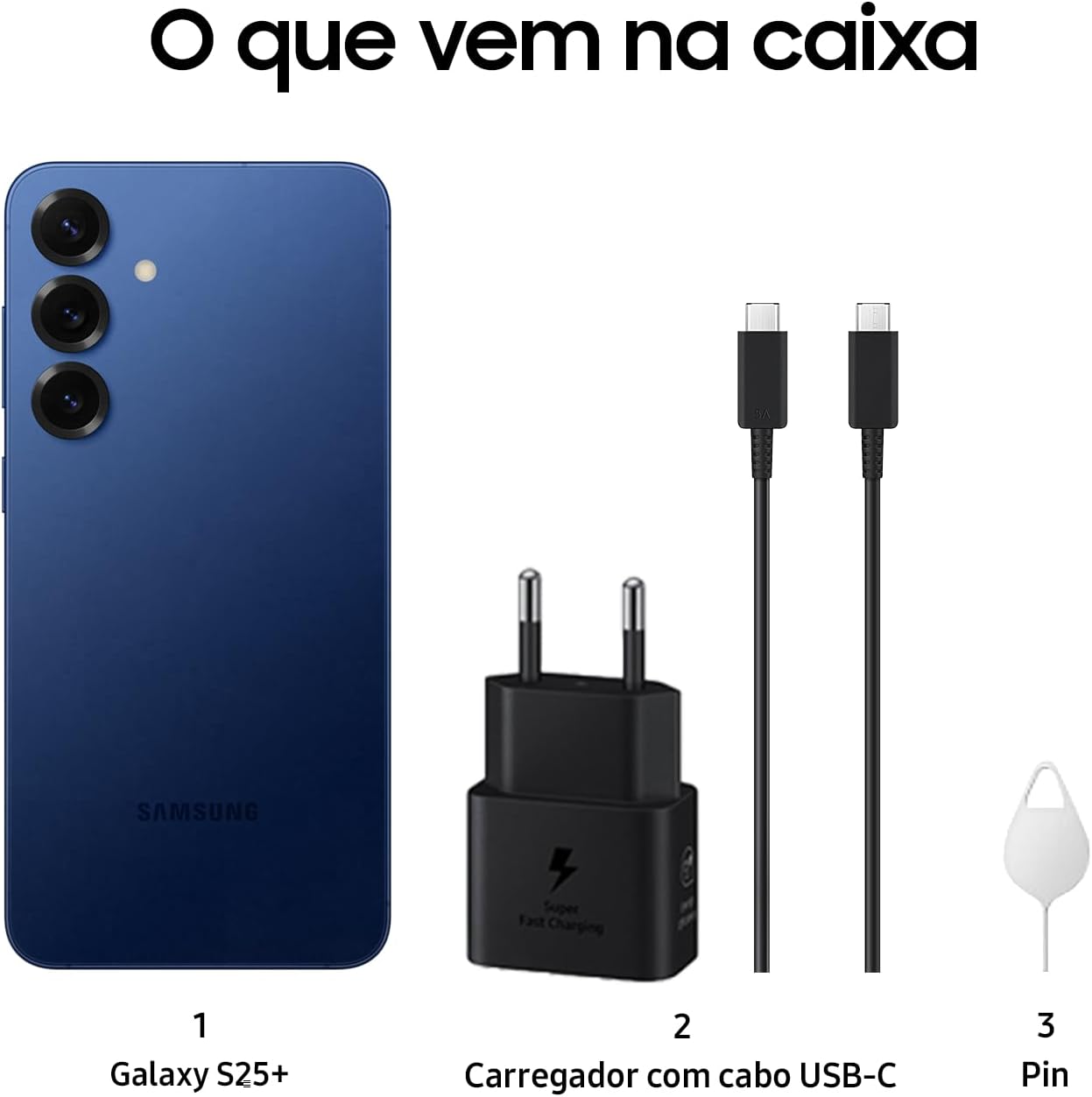 Celular Samsung Galaxy S25+ 5G, 256GB, 12GB RAM, Câmera Tripla de 50+12+10, Tela Grande de 6.7", Azul Marinho - Imagem 8