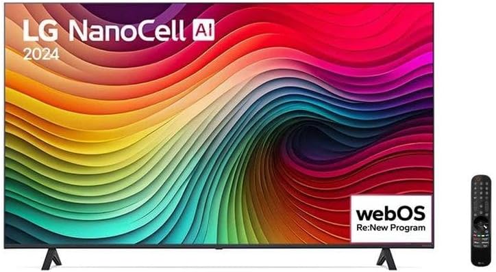 Smart TV 4K 75" LG NanoCell 75NANO80T Processador α5 Ger7 AI Hub de Esportes Alexa/Chromecast integrado webOS 24 Controle Smart Magic - Imagem 2