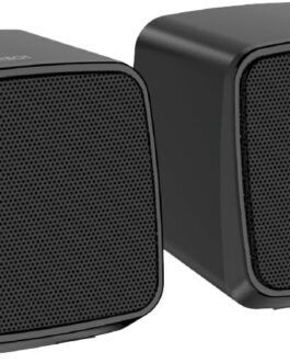 C3Tech Speaker 2.0 SP-40BK Preta conexao de audio P2 e alimentacao via USB