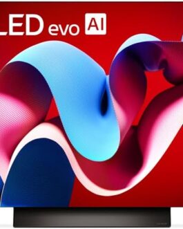 Smart TV 4K 48″ LG OLED evo Gaming TV OLED48C4 Processador α9 Ger7 AI Painel 144Hz Design Ultra Slim Dolby Vision Dolby Atmos G-Sync FreeSync