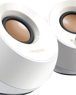 CAIXA DE SOM 2.0 PEBBLE USB TIPO A 2W RMS CREATIVE LABS BRANCA 51MF1680AA001