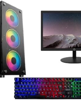 Pc Gamer Ryzen 5 4600G, 16GB RAM, SSD nvme 256GB, Radeon Vega 7 + Monitor 19″, Kit Gamer RGB Imagem Hitech