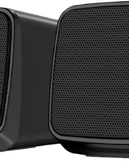 C3Tech Speaker 2.0 SP-40BK Preta conexao de audio P2 e alimentacao via USB