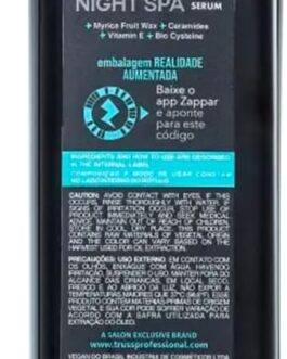 Truss Night Spa Sérum Capilar Noturno | Hidratação, Reconstrução, Anti-Frizz e Brilho Intenso | 250ml