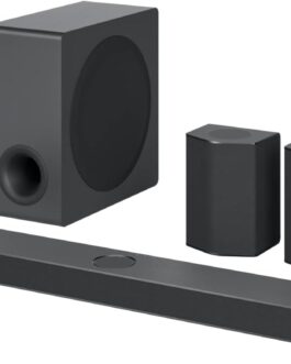 LG Home Theater Sound Bar 810W RMS, 9.1.5, Triplos Canais de Disparo, Imax, Dolby Atmos, DTS X, Alexa, Google – S95QR