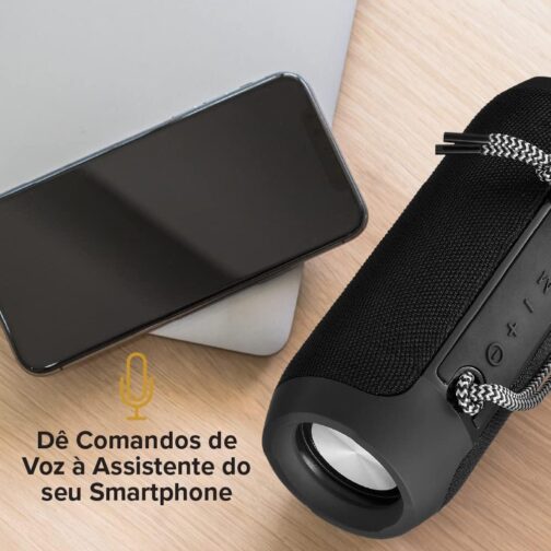 I2GO, Caixa De Som Bluetooth Essential Sound Go, 10W RMS, Resistente à Água, Preto - Imagem 8