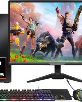 PC Gamer Completo Skill RGB AMD Ryzen 5 5600G,Gráficos Radeon VEGA 7, Monitor LED 20″,Kit Gamer, 16GB DDR4 3200Mhz, SSD 512GB, Fonte 500W – SGX-0064A