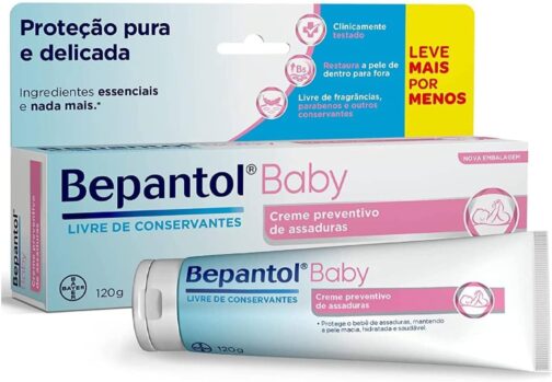 Kit com 2 Cremes Pomada de Assadura 120gr Cada - Bepantol - Imagem 3