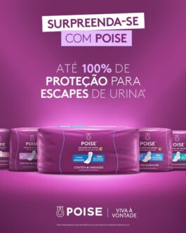 Poise® Absorvente para Escapes de Urina Noturno Maxi 8un
