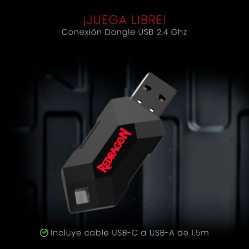 Controle Redragon Harrow Pro Wireless G808 Pro - Imagem 5