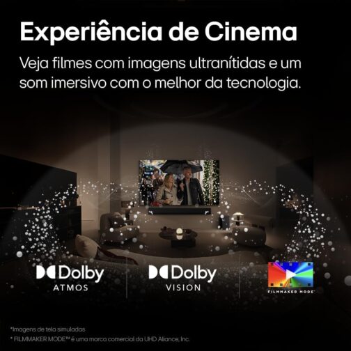 Smart TV 4K 48" LG OLED evo Gaming TV OLED48C4 Processador α9 Ger7 AI Painel 144Hz Design Ultra Slim Dolby Vision Dolby Atmos G-Sync FreeSync - Imagem 8