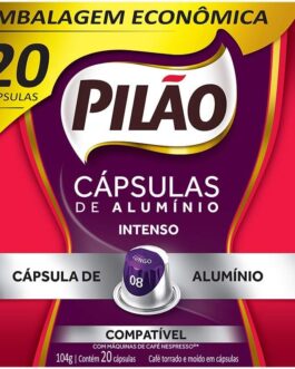 PILÃO Café Pilão Cápsula Intenso – com 20 Cápsulas – 104 Gramas