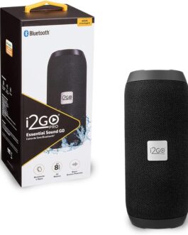 I2GO, Caixa De Som Bluetooth Essential Sound Go, 10W RMS, Resistente à Água, Preto