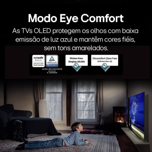Smart TV 4K 48" LG OLED evo Gaming TV OLED48C4 Processador α9 Ger7 AI Painel 144Hz Design Ultra Slim Dolby Vision Dolby Atmos G-Sync FreeSync - Imagem 9