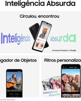 Samsung Celular Galaxy A26 5G 256GB, 8GB RAM, Câmera de 50MP, IP67, Tela Super AMOLED 6.7″, NFC (Branco)