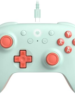 8Bitdo Ultimate 2C Wired Controller for Windows PC and Android, with 1000Hz Polling Rate, Hall Effect Joysticks and Hall Triggers, and Remappable L4/R4 Bumpers (Mint)