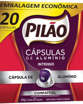 PILÃO Café Pilão Cápsula Intenso – com 20 Cápsulas – 104 Gramas