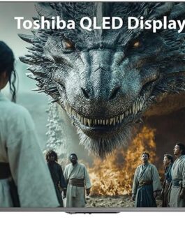 Smart TV QLED 50 4K Toshiba Google TV 3HDMI 2USB Wi-Fi