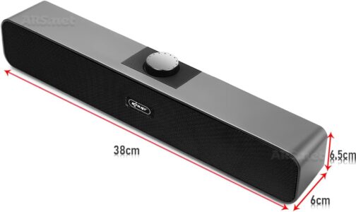 Caixa De Som Potente Pc Notebook Computador Smart Tv P2 2.0 - Imagem 3