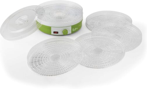 Ariete 616 B-Dry, Desidratador de Alimentos, Temperatura de 35°C e 70°C, 5 Cestos, 245W, Branco/Verde - 220V - Imagem 3