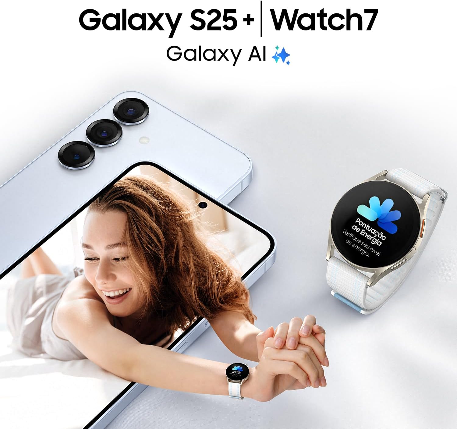 Celular Samsung Galaxy S25+ 5G, 256GB, 12GB RAM, Câmera Tripla de 50+12+10, Tela Grande de 6.7", Azul Marinho - Imagem 6