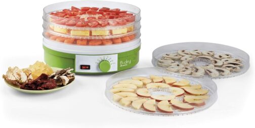 Ariete 616 B-Dry, Desidratador de Alimentos, Temperatura de 35°C e 70°C, 5 Cestos, 245W, Branco/Verde - 220V - Imagem 5