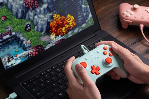 8Bitdo Ultimate 2C Wired Controller for Windows PC and Android, with 1000Hz Polling Rate, Hall Effect Joysticks and Hall Triggers, and Remappable L4/R4 Bumpers (Mint) - Imagem 5