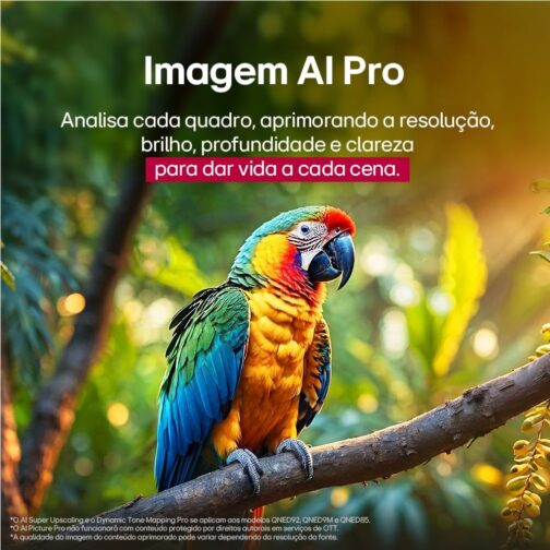 Smart TV 4K 65" LG QNED evo MiniLED 65QNED85 Processador α8 AI Ger2 Painel 144Hz FreeSync Dolby Vision Dolby Atmos Alexa Integrado - Imagem 9