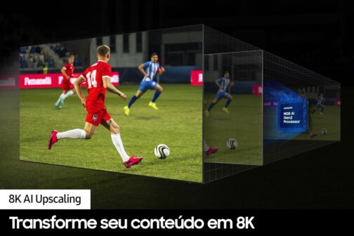 Samsung Smart TV 65" Neo QLED 8K 65QN800D - Processador com AI, Upscaling 8K AI, Mini LED, Painel até 165hz - Imagem 5
