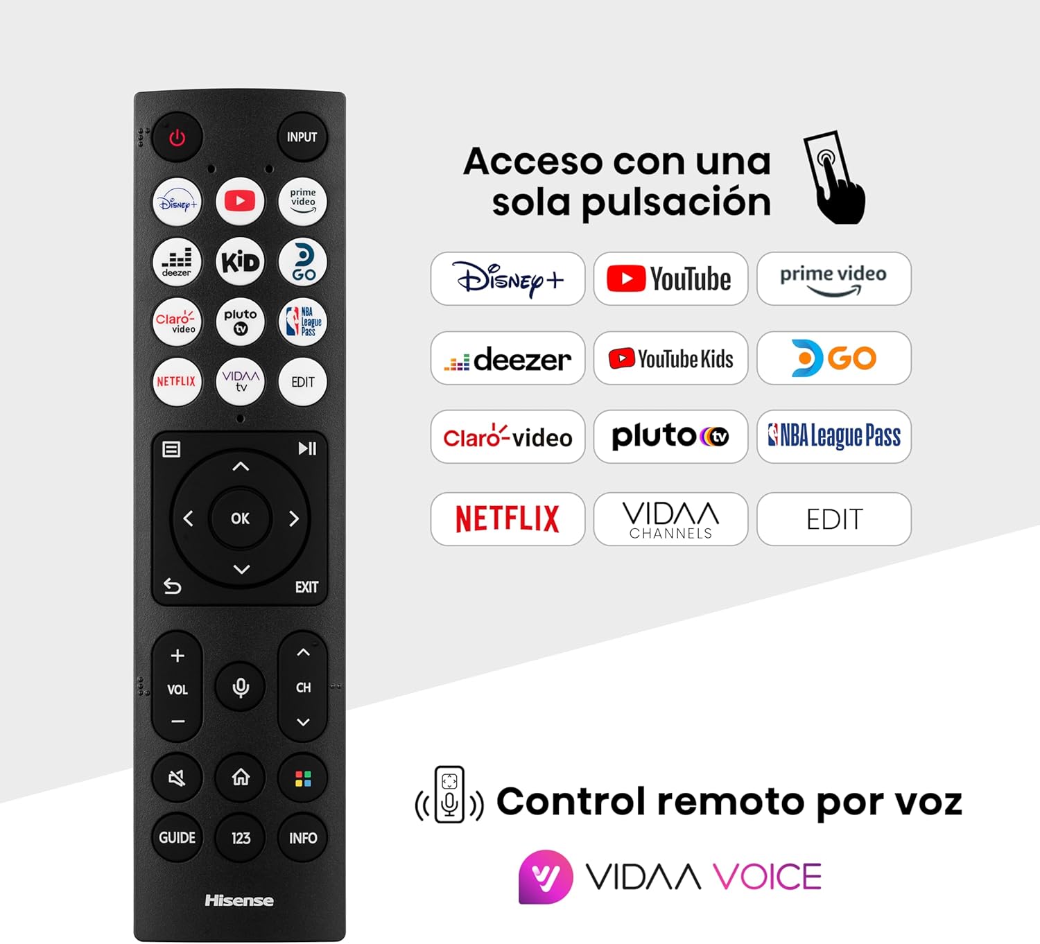 Hisense Smart TV UHD 4K DLED 70" Polegadas 70A6N com HDR10+ Dolby Vision Game Mode Controle por Voz Alexa Built-In AirPlay - Imagem 6