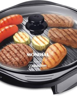 Grill Redondo Cook & Grill 40, Mondial, Preto, 1270W, 220V – G-03
