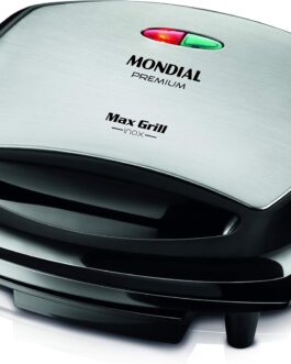 Max Grill, Mondial, Preto/Inox, 1200W, 110V – G-07